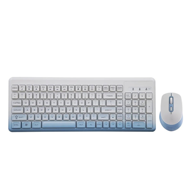 Bluejw Slim Wireless Mouse and Keyboard Set - Compact Ergonomic 2.4G USB Combo for Gaming & Everyday Use - Image 3